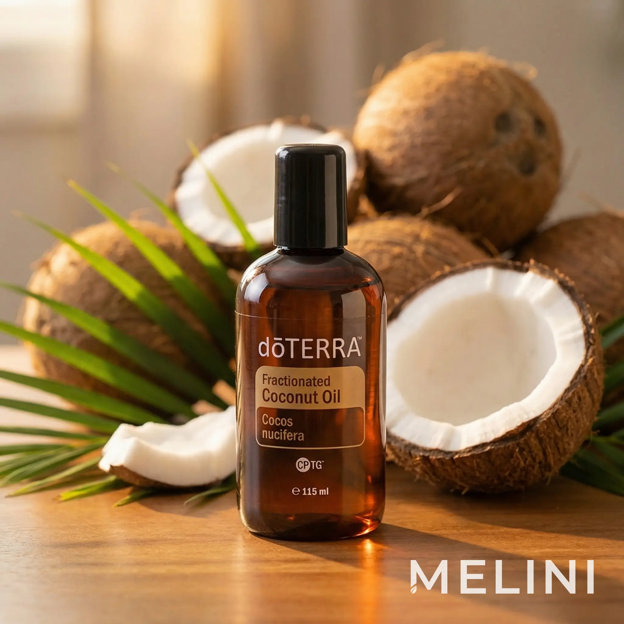 Fractionated coconut oil